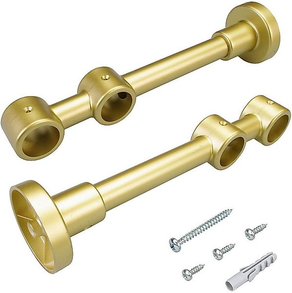 Liedeco Doppelträger, Gardinenstangen, (1-St), für Gardinenstangen Ø 20 mm günstig online kaufen
