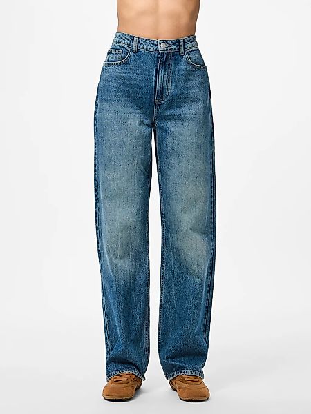pieces High-waist-Jeans "PCKATE HW STRAIGHT JEANS MB NOOS BC" günstig online kaufen