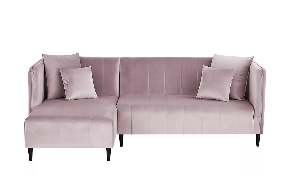 smart Ecksofa - rosa/pink - 80 cm - Polstermöbel > Sofas > Ecksofas - Möbel günstig online kaufen