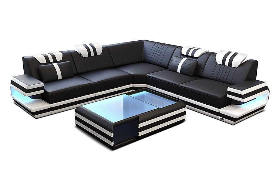 Sofa Dreams Ecksofa Ledercouch Sofa Leder günstig online kaufen