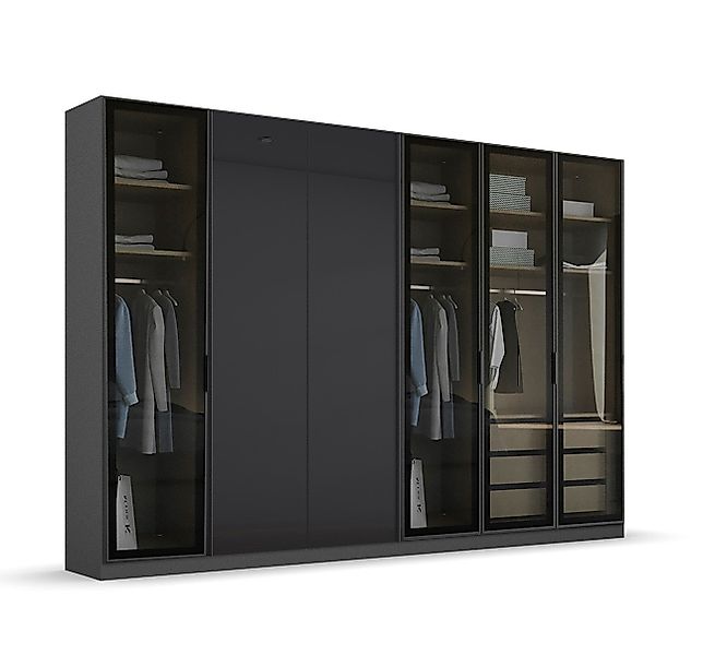 Palms-Store Kleiderschrank Drehtürenschrank Bright 6-Türig mit transparente günstig online kaufen