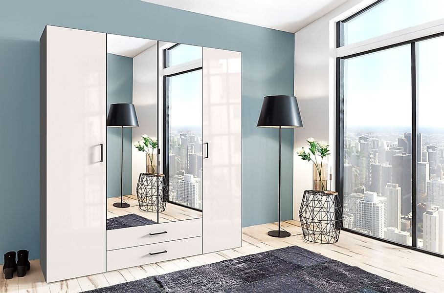 Wimex Drehtürenschrank "Mugano, 135 oder 180cm breit, 208 oder 236cm hoch, günstig online kaufen
