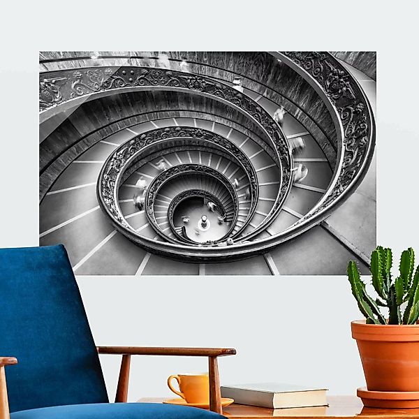Glasbild Bramante Treppe günstig online kaufen