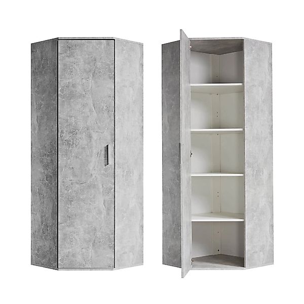 mokebo Mehrzweckschrank Der Lange Eckschrank (64x180 cm, mit 4 Einlegeböden günstig online kaufen