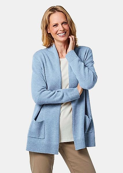 GOLDNER Strickjacke Langarm Cardigan aus Merino Damen Indoorjacke lang, off günstig online kaufen