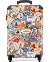 NoBoringSuitcases.com© Hartschalen-Trolley Reisen - Muster - günstig online kaufen