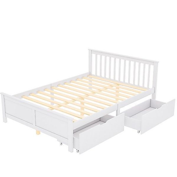 Gotagee Holzbett Holzbett Doppelbett 140x200cm Jugendbett Erwachsenenbett K günstig online kaufen
