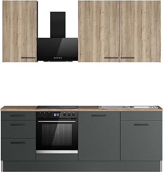 OPTIFIT Küchenzeile Fiona, Breite 230 cm, mit Hanseatic-E-Geräten in Premiu günstig online kaufen