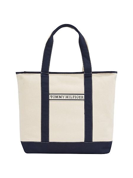Tommy Hilfiger Tragetasche TH SUMMER CANVAS TOTE, Damen Henkeltasche, Beute günstig online kaufen