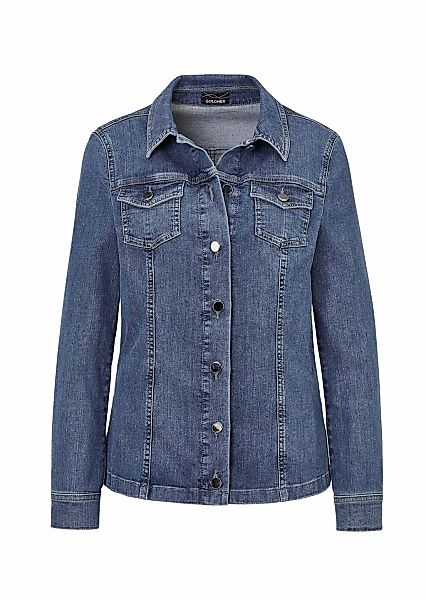GOLDNER Kurzjacke "Kurzgröße Zeitlose Jeansjacke mit tollen Details" günstig online kaufen