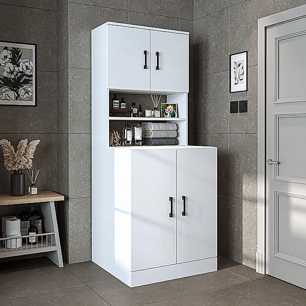 Roomart Waschmaschinenumbauschrank (Waschmaschinenschrank Trocknerschrank W günstig online kaufen