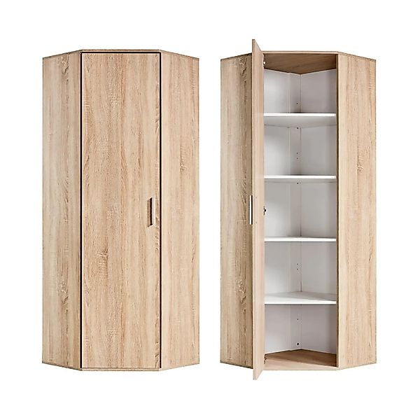 mokebo Eckschrank in Braun Der Lange Schrank Aufbewahrungsschrank oder Mehr günstig online kaufen