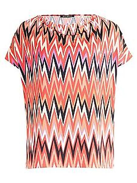 Betty Barclay Kurzarmshirt "Betty Barclay Damen Printshirt mit Wasserfallau günstig online kaufen