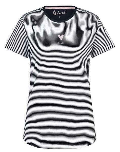 By Louise Pyjamaoberteil Damen Pyjamashirt Kurzarm (1-tlg) Baumwolle günstig online kaufen