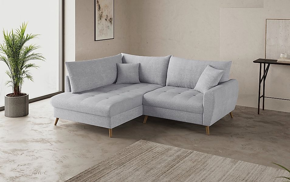Mr. Couch Ecksofa "Blackburn II L-Form", Wahlweise mit Kaltschaumpolsterung günstig online kaufen