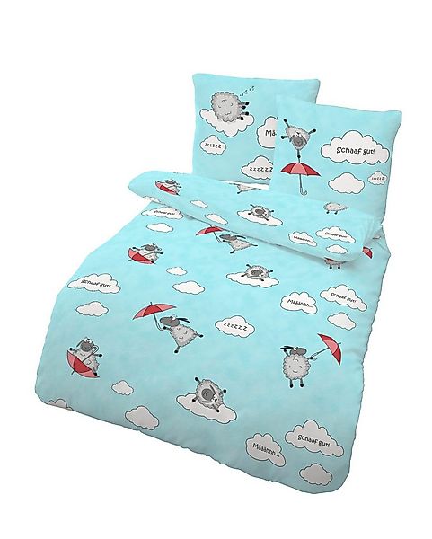 soma Bettwäsche biber bettwäsche 135x200 kinder Bettwäsche mit Schafen in b günstig online kaufen