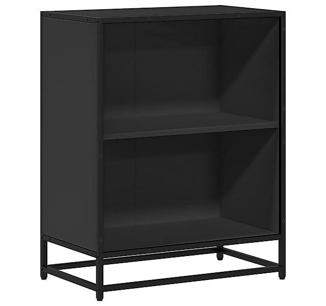 vidaXL Bücherregal Bücherregal Schwarz 60x35x76 cm Holzwerkstoff, 1-tlg. günstig online kaufen