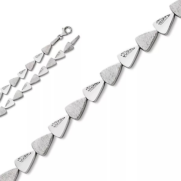 ONE ELEMENT Silberkette "Zirkonia Halskette aus 925 Silber Ø", Damen Silber günstig online kaufen