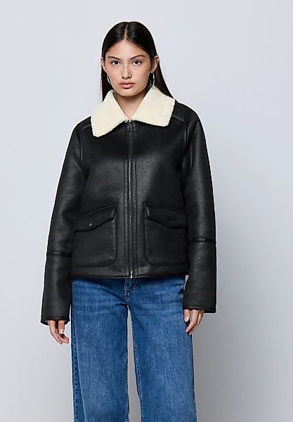 STREET ONE STUDIO Lederimitatjacke, ohne Kapuze, aus Lederimitat günstig online kaufen