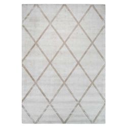 Kurzflorteppich in Creme Weiß Taupe geometrischen Mustern günstig online kaufen