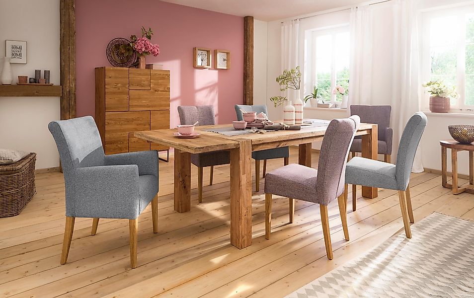 Home affaire Armlehnstuhl "King BESTSELLER" () Esszimmerstuhl mit bequemer günstig online kaufen