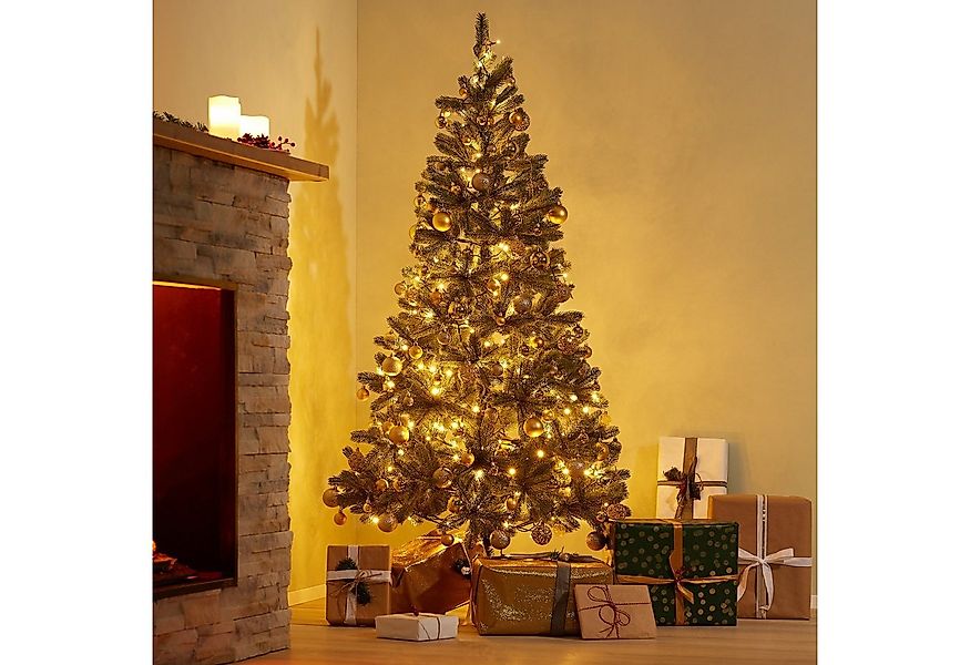 tectake Christbaumkerzen LED-Lichterkette, warmweiß günstig online kaufen