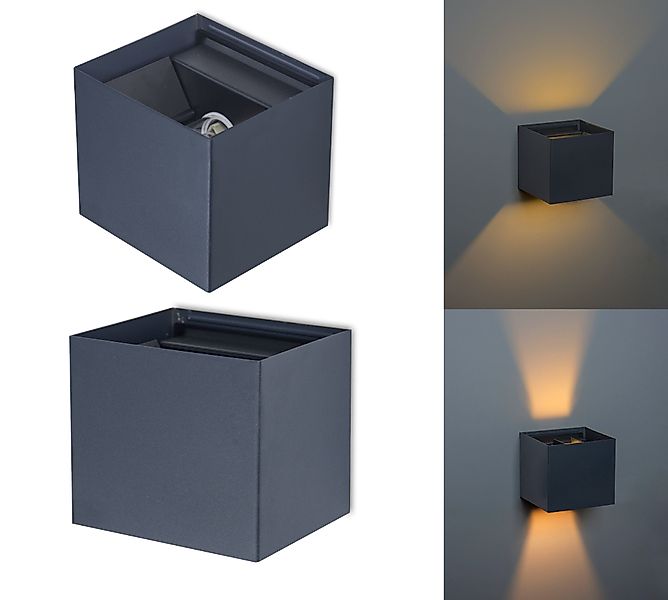 TRANGO LED Außen-Wandleuchte, 8015-01A IP44 Up günstig online kaufen
