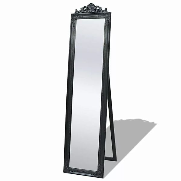 Standspiegel Im Barock-stil 160x40 Cm Schwarz günstig online kaufen