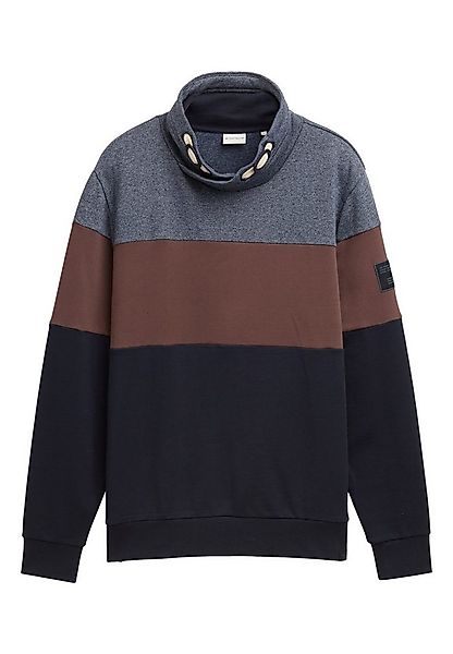 TOM TAILOR Sweatshirt Sweatshirt Pullover ohne Kapuze (1-tlg) günstig online kaufen