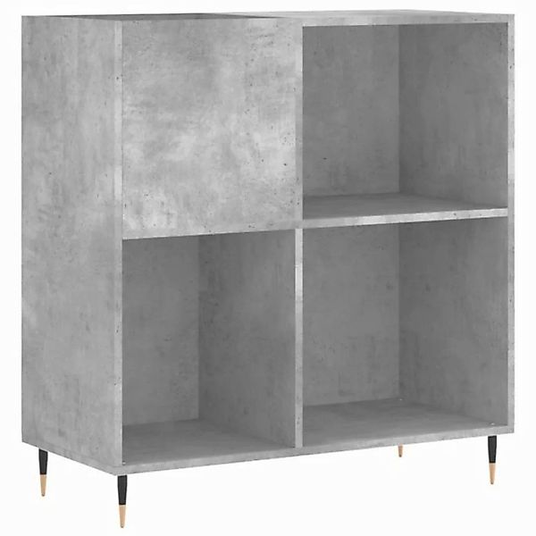 vidaXL Beistellschrank Plattenschrank Betongrau 84,5x38x89 cm Holzwerkstoff günstig online kaufen