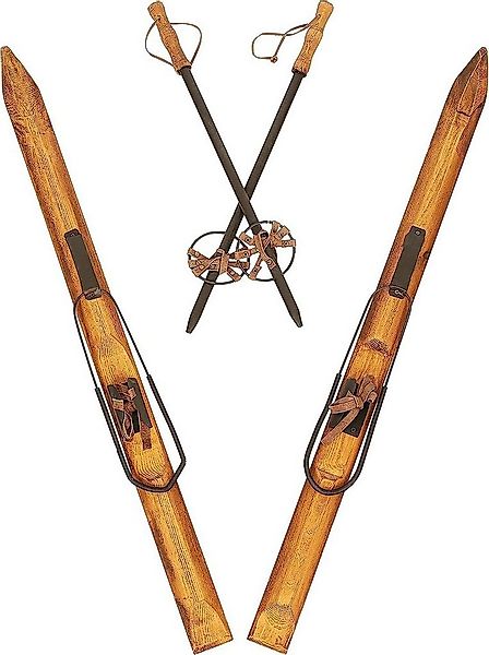 Christmas Paradise Wanddekoobjekt Deko Ski aus Holz 90cm XL Weihnachtsdeko günstig online kaufen