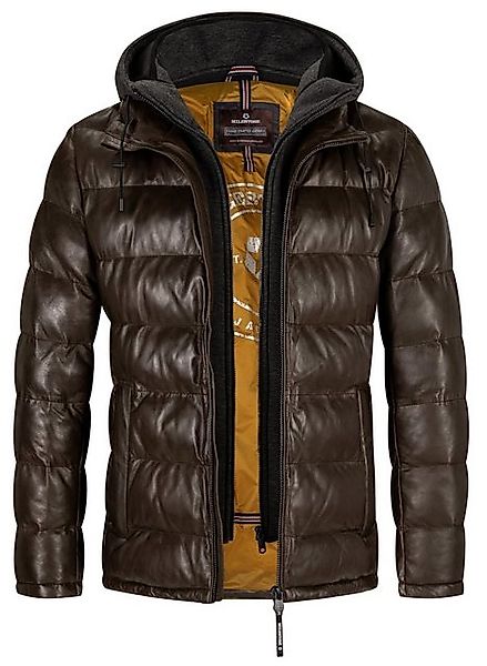 Milestone Lederjacke MS-Claudio Herren Steppjacke mit abnehmbarer Kapuze au günstig online kaufen