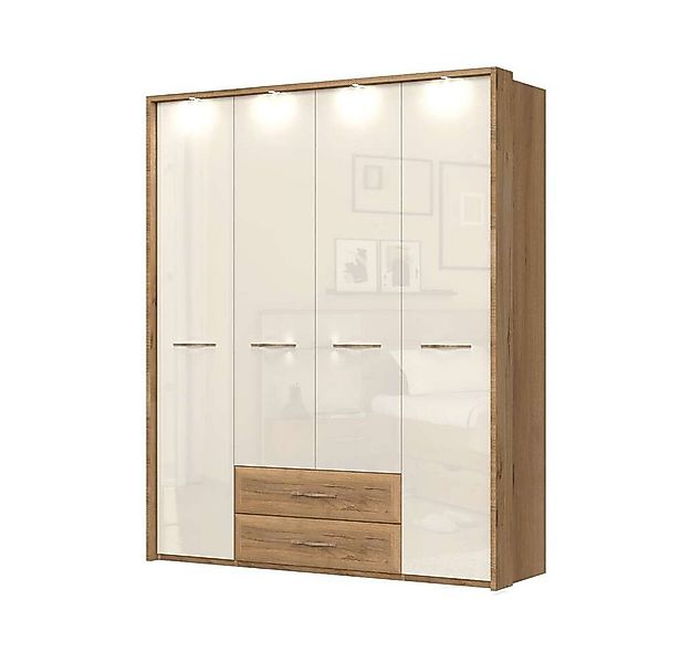 Home affaire Kleiderschrank Gala, beige hochglänzend UV lackiert, kratzfest günstig online kaufen
