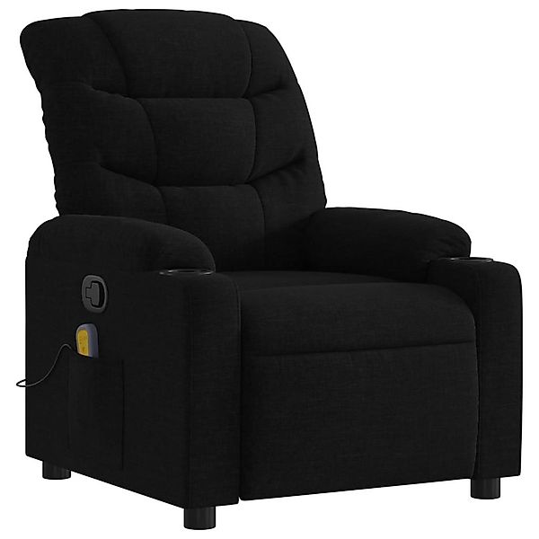 vidaXL Sessel Massagesessel Schwarz Stoff (1-St) günstig online kaufen