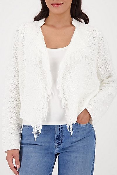 Monari Strickjacke Jacke Strickjacke Fransen Regular fit mit Fransen günstig online kaufen