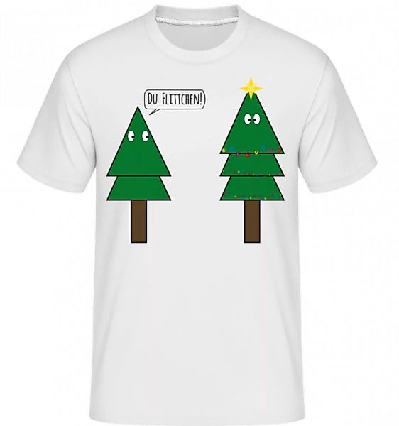 Du Flittchen Tannenbaum · Shirtinator Männer T-Shirt günstig online kaufen