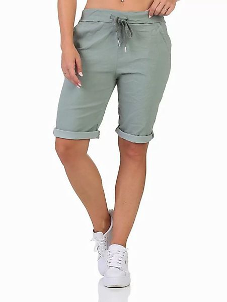 Aurela Damenmode Chinoshorts Damenhose Kurze Damen Sommerhose Chino Shorts günstig online kaufen