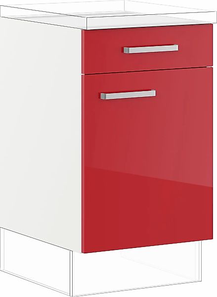 IMPULS KÜCHEN Unterschrank ""Turin", Breite/Höhe: 50/72,3 cm, mit Soft-Clos günstig online kaufen
