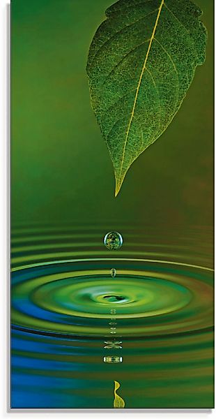 Artland Glasbild "Wassertropfen" Zen 1 Stk. tlg. in verschiedenen Größen günstig online kaufen