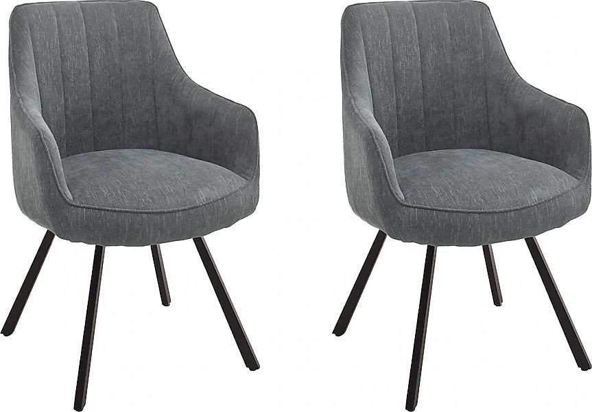 MCA furniture Esszimmerstuhl "Sassello" (Set) 2 Stk. Stuhl 180drehbar mit N günstig online kaufen