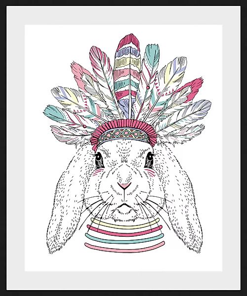queence Bild "Indiana Bunny", Hase, (1 St.) günstig online kaufen