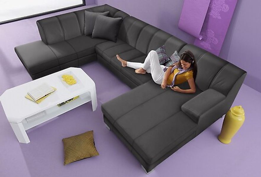 Home affaire Wohnlandschaft »Anzio, modern und gemütlich, niedrige Armlehne günstig online kaufen