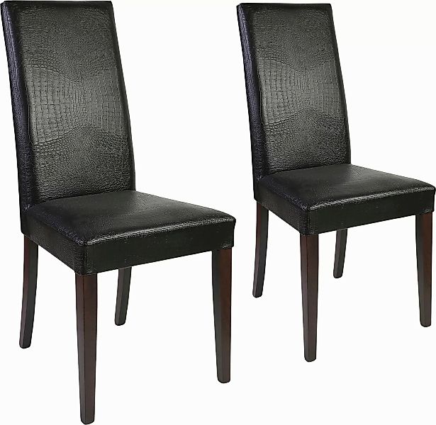 Home affaire Polsterstuhl "Java", (Set), 2 St., Kunstleder, Kunstlederbezug günstig online kaufen
