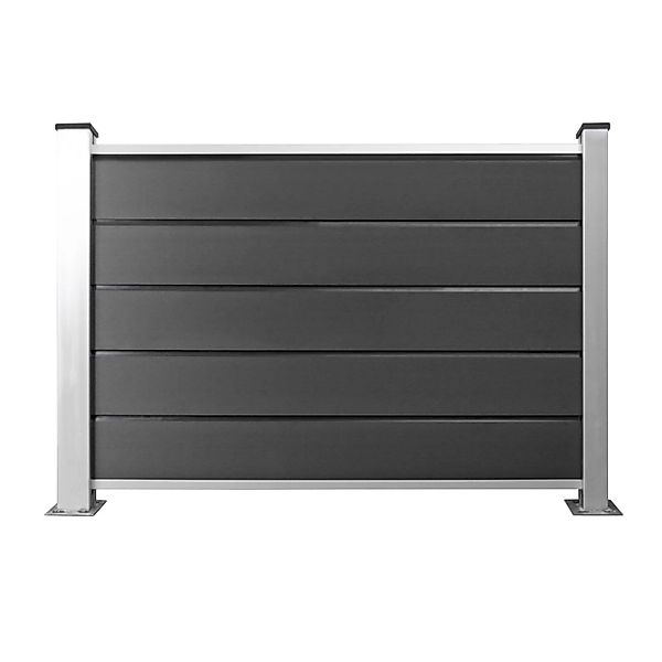 HORI Zaun HORI WPC Sichtschutzzaun Stecksystem, günstig online kaufen