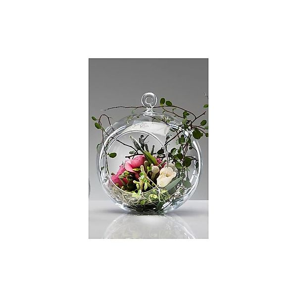 Sandra Rich Dekovase Transparent, Durchmesser 1 günstig online kaufen