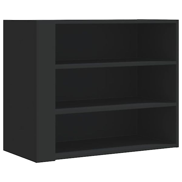vidaXL Regal Wandregal Schwarz 75x35x60 cm günstig online kaufen