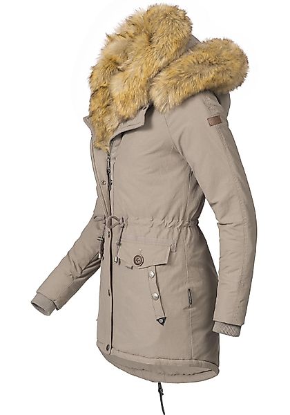 Navahoo Wintermantel "Sweety", Winterparka mit 2 Kunstpelz-Kapuzen günstig online kaufen