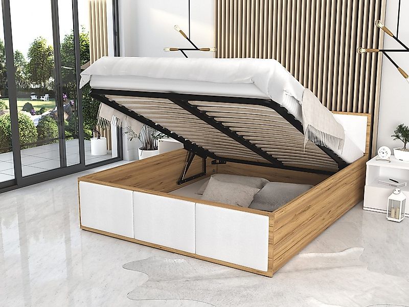 thematys Stauraumbett mit Bettkasten und Lattenrost 120x200, 140x200, 160x2 günstig online kaufen