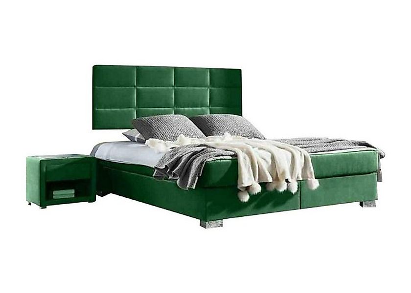 JVmoebel Bett Boxspring Schlafzimmer Betten Doppel Möbel Stoff 140 160 x 20 günstig online kaufen