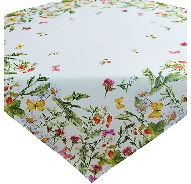 matches21 HOME & HOBBY Tischdecke Tischdecke KIARA Blumendesign Mitteldecke günstig online kaufen